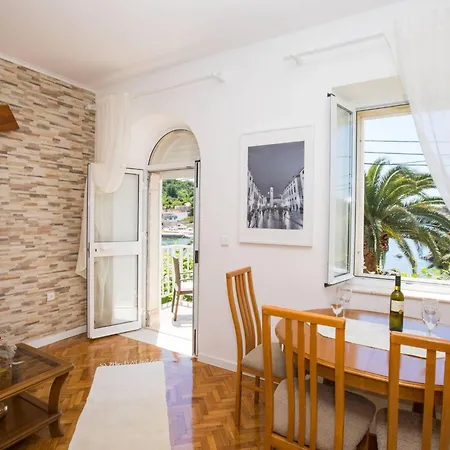 公寓 Vidak - One Bedroom With Balcony And Sea View - A4 莫鲁纳特