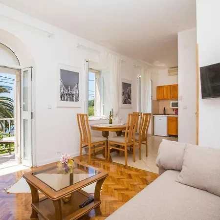 Apartment Vidak - One Bedroom With Balcony And Sea View - A4 Molunat